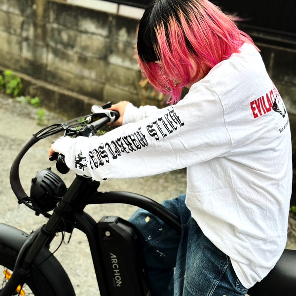 EVILACT x STOOP LONG SLEEVE TEE